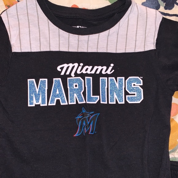 Toddler Girls Miami Marlins Set Genuine Merchandise . New without Tags - Picture 2 of 4